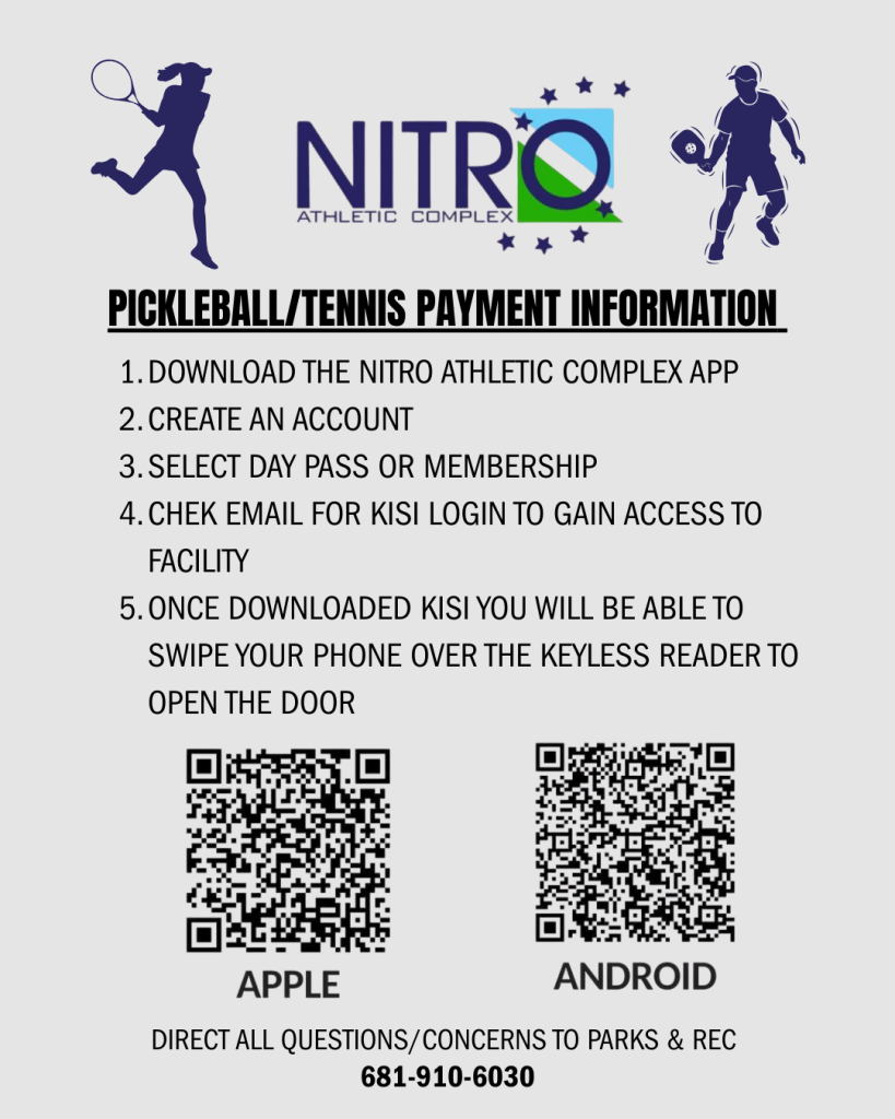 DOWNLOAD NITRO ATHLETIC COMPLEX APP TO PURCHASE MEMBERSHIPS OR DAY PASS